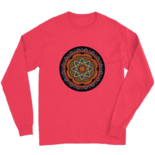 Colorful Mandala Pattern Modern 7 Long Sleeves