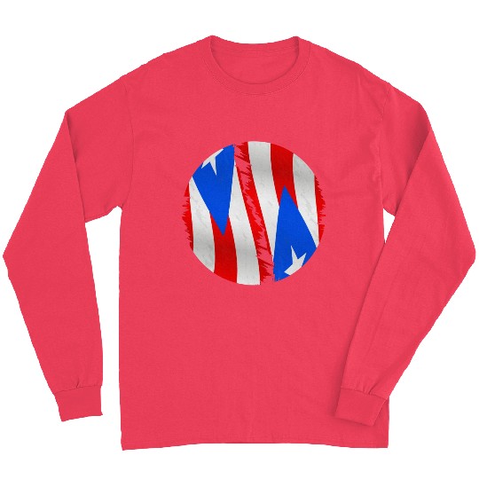 Puerto Rico Flag For A Puerto Rican Boricua Lover Long Sleeves