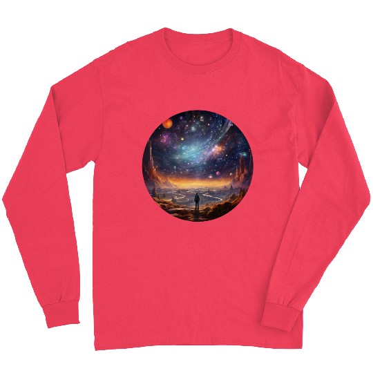 Galactic Splendor: Embrace the Marvels of Cosmos Long Sleeves