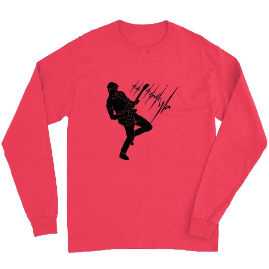 Guitar player guitar solo electric guitar Long Sleeves
