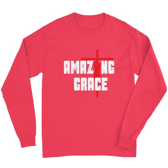 Amazing Grace Love Jesus Christian Christmas Long Sleeves