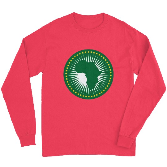 The african union flag, Green african union flag Long Sleeves