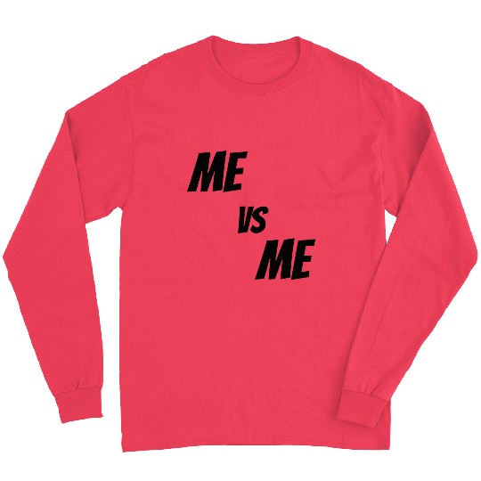 Me vs Me (black) Long Sleeves