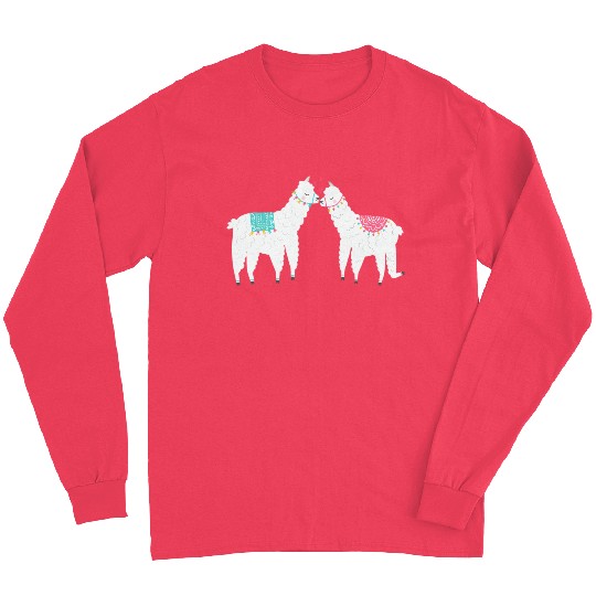 Llama Summer Wedding Anniversary Enet Long Sleeves