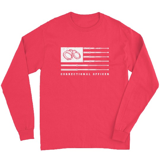 USA Flag correctional officer Long Sleeves