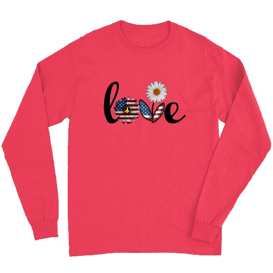 Love daisy solid Long Sleeves