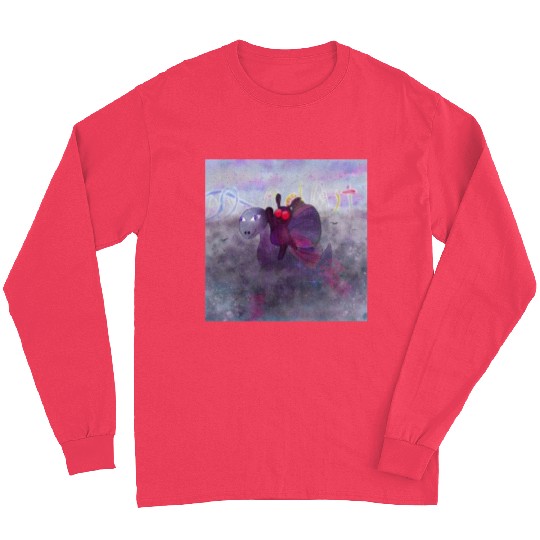 Mothman and Bessie the Lake Erie Monster's Vacay Long Sleeves