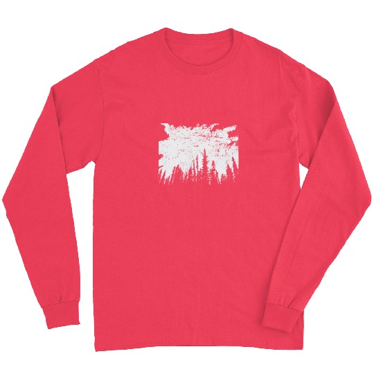 Forest at Night Nature Leaves Environment Long Sleeves