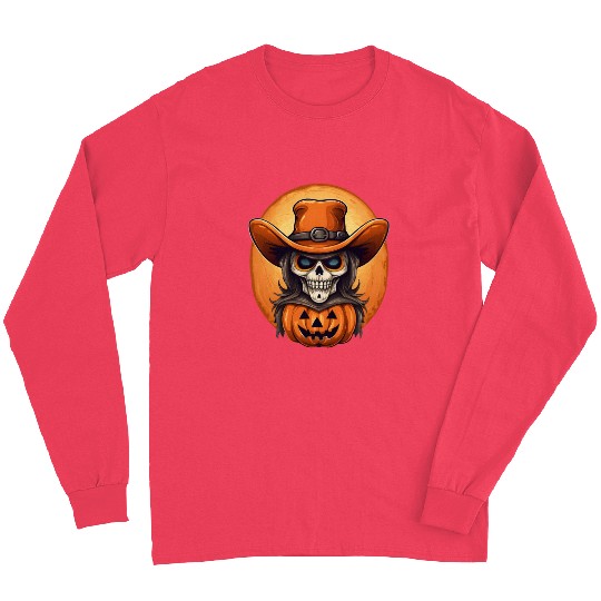 Sublimation Halloween Cowboy Long Sleeves