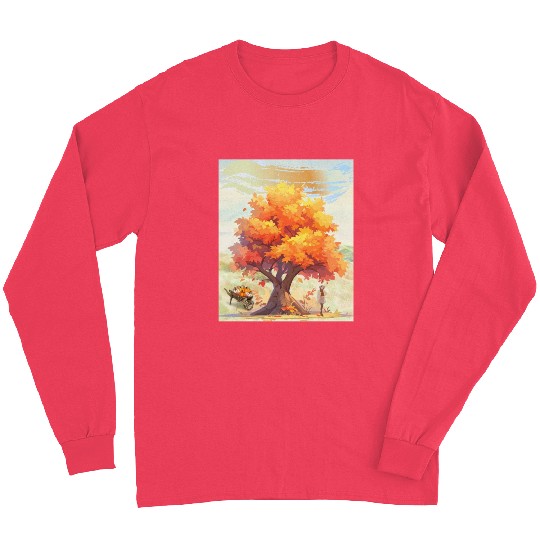 "Autumn Feels - Nature's Embrace" Long Sleeves