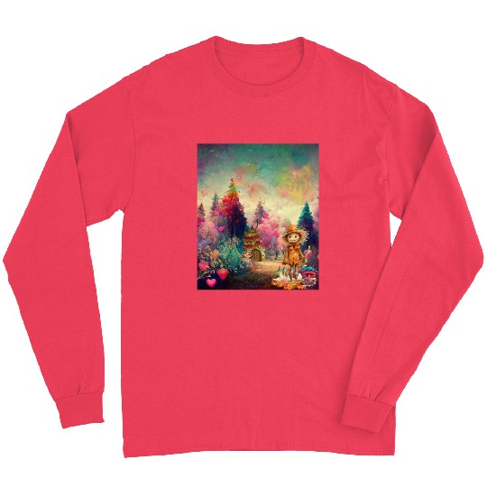 "Enchanted Dreams - Psychedelic Autumn Forest" Long Sleeves
