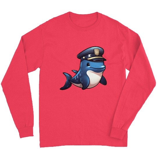 Police whale Long Sleeves