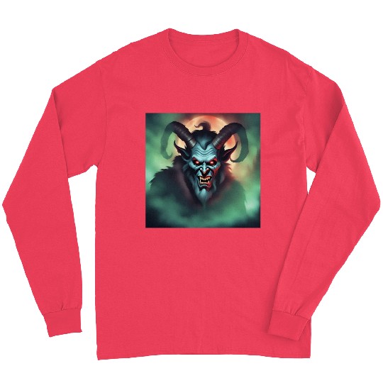 Krampus in Green Fog Long Sleeves