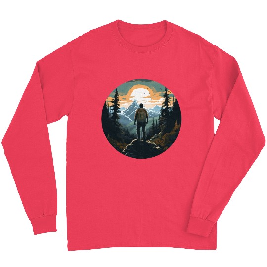 Forest nature trekking adventure Long Sleeves
