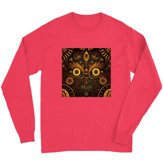 New Age 1920s Abstract Steampunk Design Long Sleeves