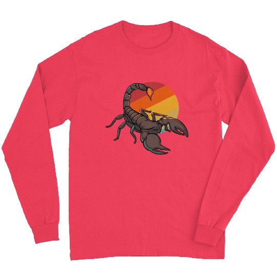 Scorpion Sunset 70s 80s Long Sleeves