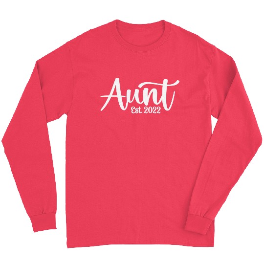 2022 Pregnancy Reveal Quote New Aunt 2022 Long Sleeves