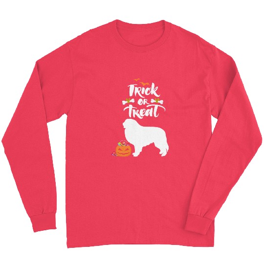 Trick Or Treat Great Pyrenees Dog Halloween Long Sleeves