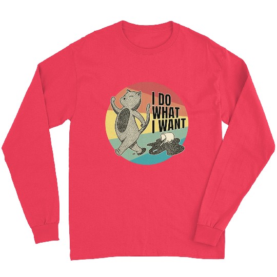 Feline Sass - Cat's Independent Spirit Long Sleeves