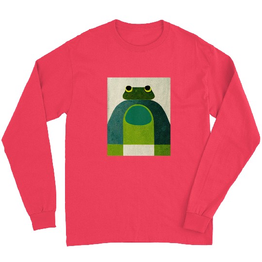 Mod Frog Tres - Frog Art design Long Sleeves