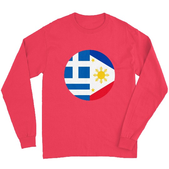 Greek Filipino flags Long Sleeves