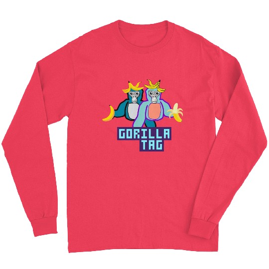 Gorilla Tag Red Monkey Long Sleeves