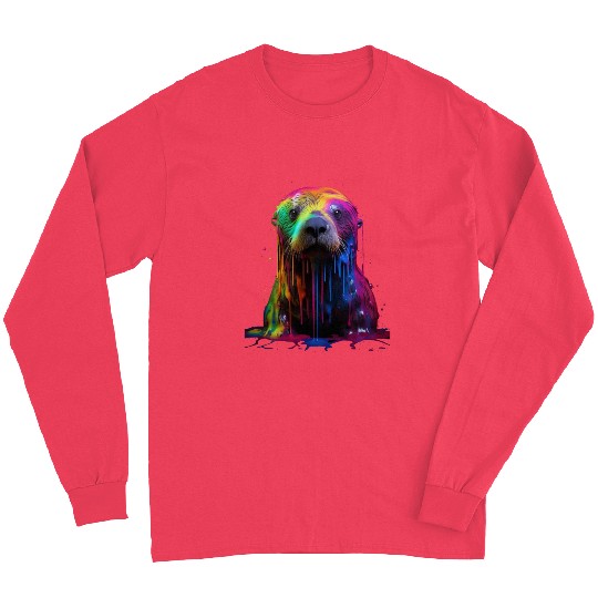 Rainbow Sea Otter Long Sleeves