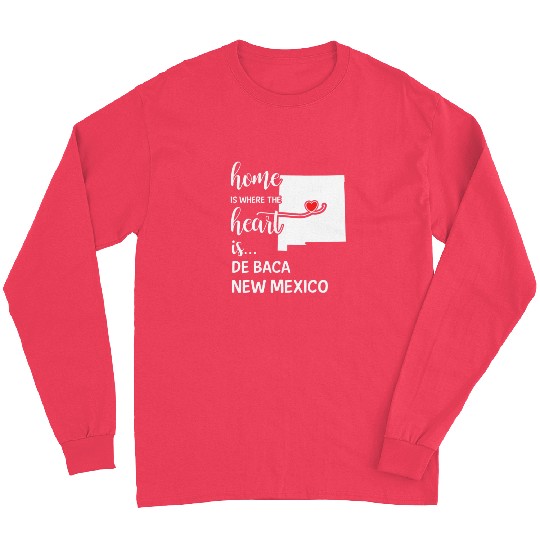 De Baca County New Mexico Is Where My Heart Is Long Sleeves