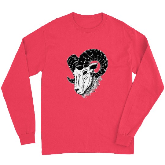 Dark Baphomet Goat Art Long Sleeves