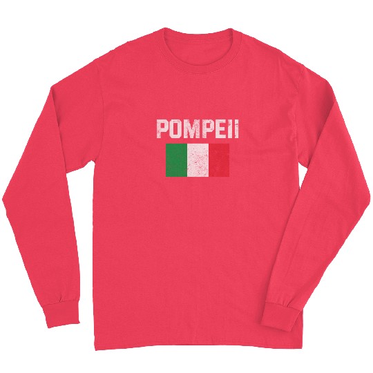 Pompeii Flag Italy Geology Long Sleeves