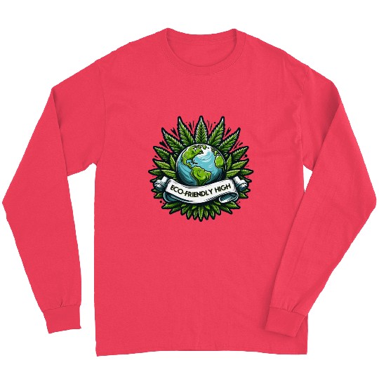 "Eco-Friendly High": Earth & Cannabis Unity Long Sleeves