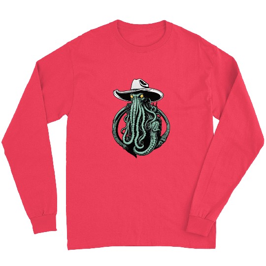 Weird Wild West - Cthulhu Cowboy Long Sleeves