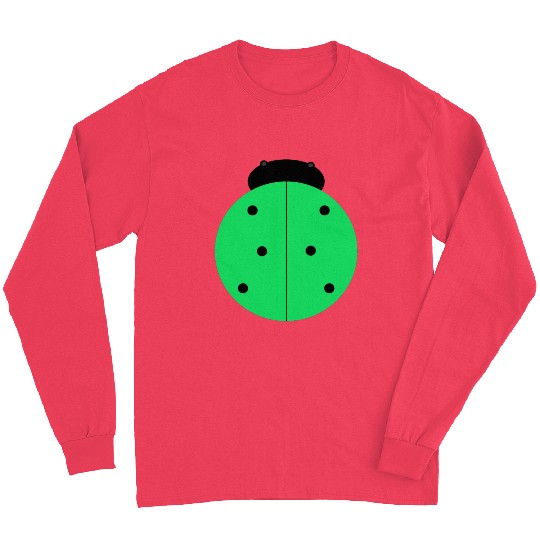 green ladybug Long Sleeves