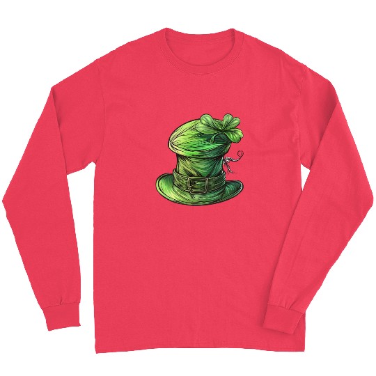 St Patrick Irish Green Hat Long Sleeves