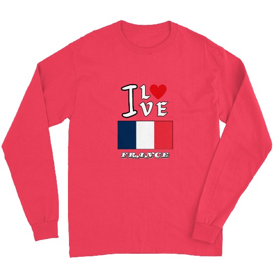 I Love France Long Sleeves