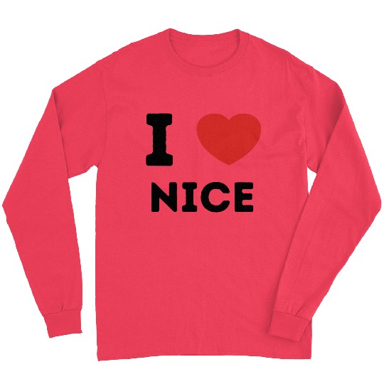 I Love Nice France Long Sleeves