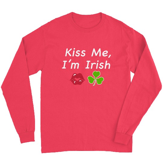 St Patricks Kiss Me I'm Irish Trendy Baby Long Sleeves, Y2k
