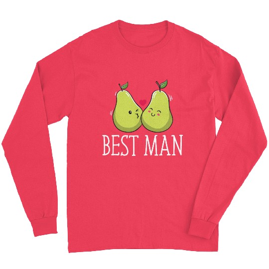 Best Man Bridesman Groomsmen Best Guy Groomsman Long Sleeves