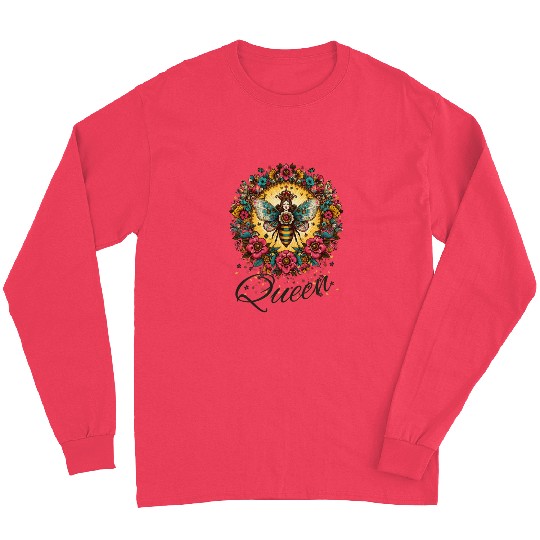 Queen Bee Jewelry Jewels Cute Beekeeping Beekeeper Long Sleeves