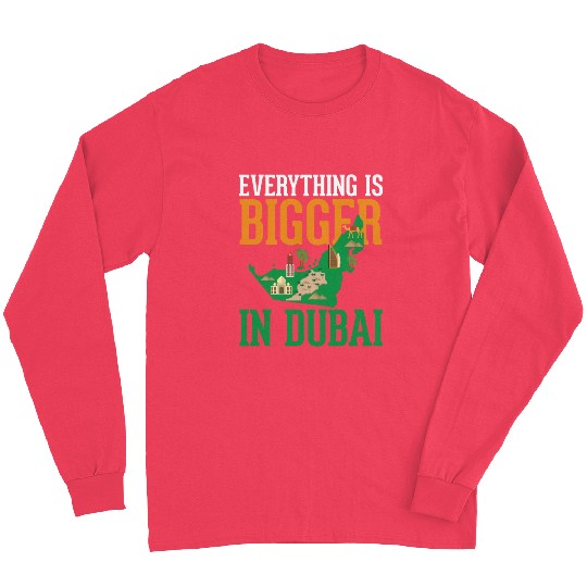 Dubai Map: The City of Dreams Long Sleeves