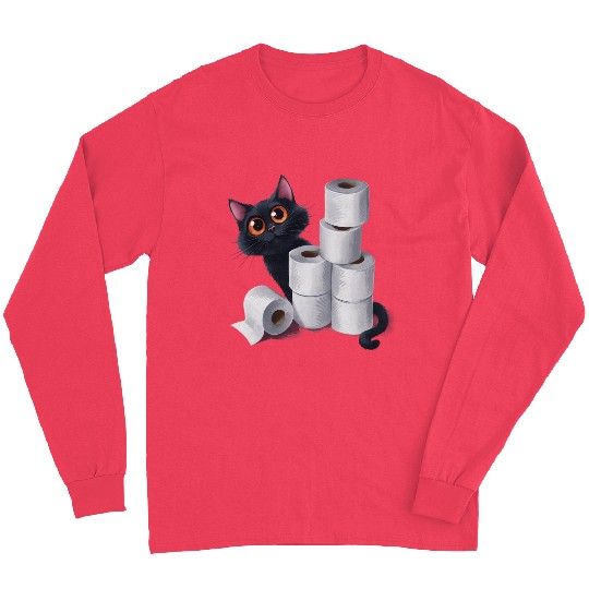 cute cat ,Embrace this lightweight and unique Long Sleeves