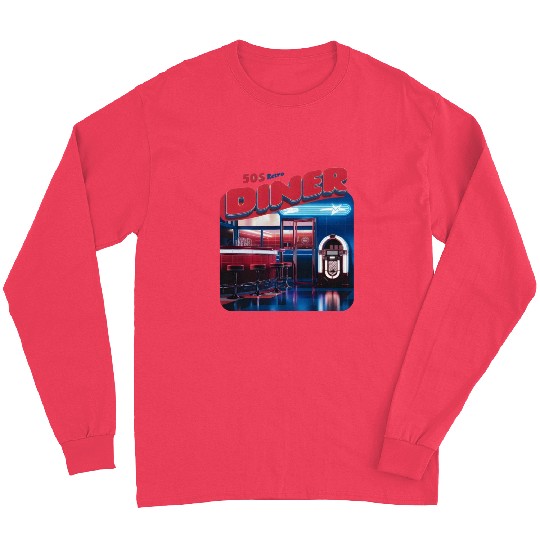 50s retro Diner good times Long Sleeves