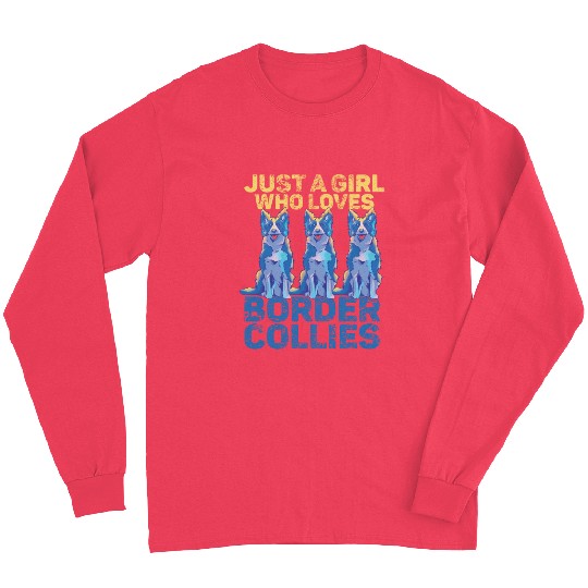 Border Collie Mom and Dad Unique Design Long Sleeves