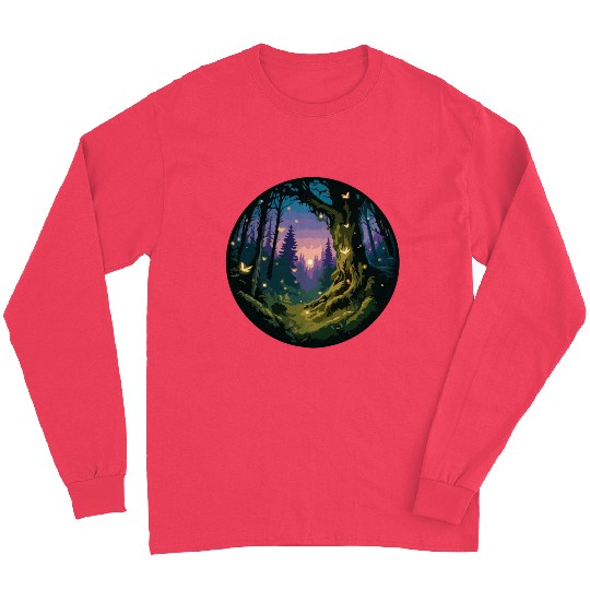 Enchanted Forest: Mystical Twilight Long Sleeves