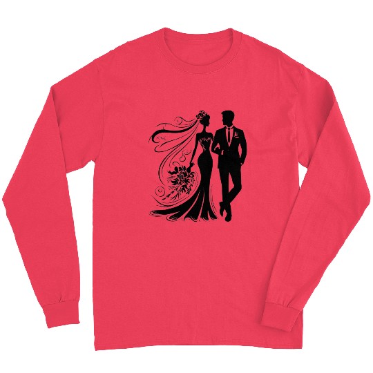 Bride Groom Long Sleeves