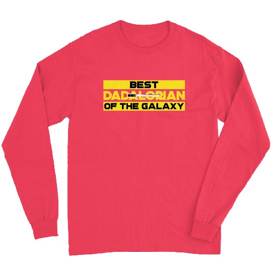best dadalorian of the galaxy Long Sleeves