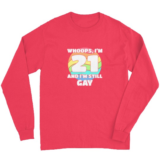 21st Birthday 21 BDay Lesbian Gay Bi Trans - Long Sleeves