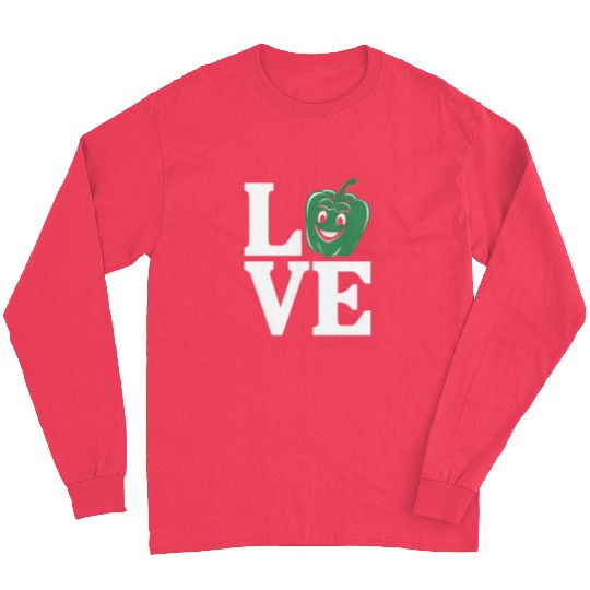 Bell Pepper Love Green Long Sleeves