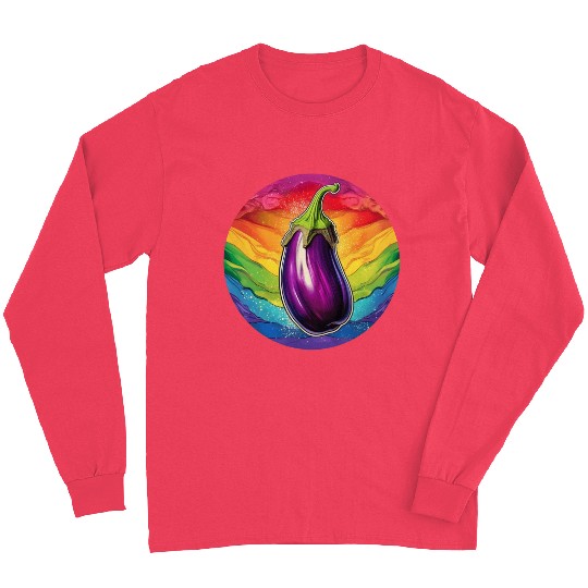 LGBTQ Eggplant Long Sleeves