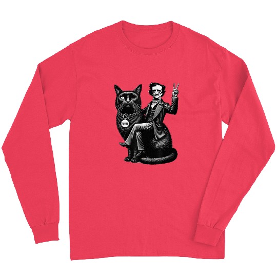 Edgar Allan Poe Riding Long Sleeves